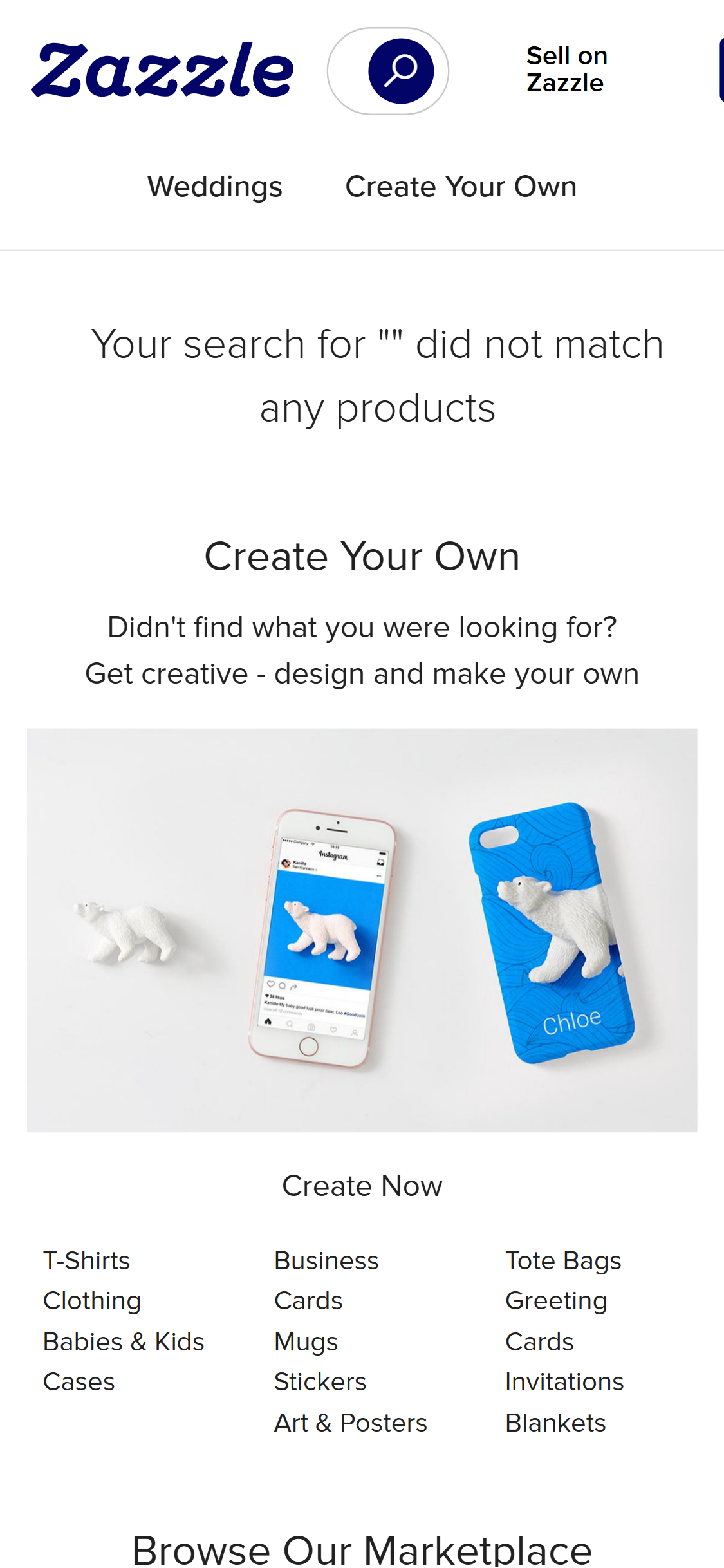 Zazzle — Product discount badges on collection tiles